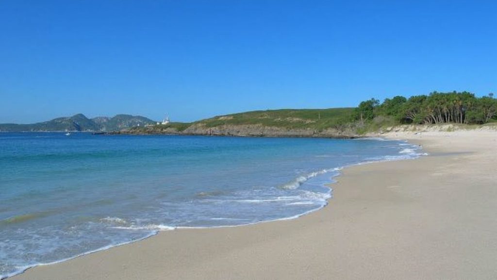 Aguas de Praia de Melide en Cangas de Morrazo (Pontevedra)