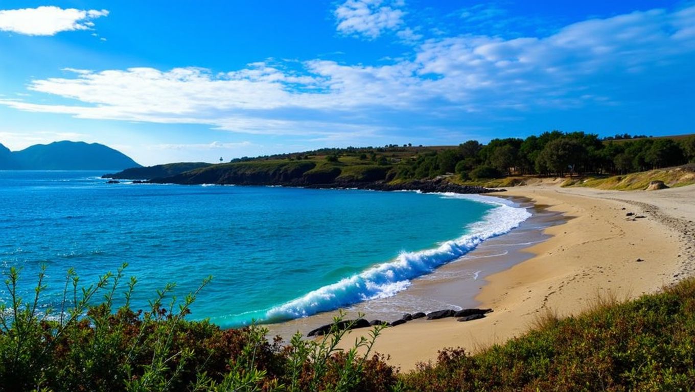 Praia de Mellide (Bueu, Pontevedra)