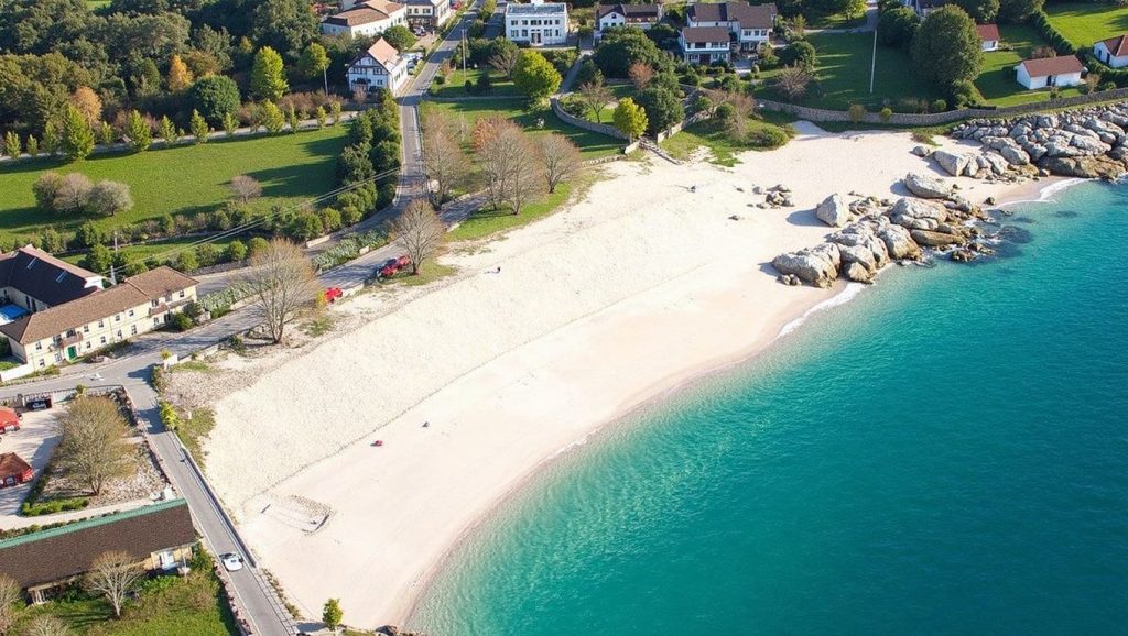 Praia de Menduíña en Cangas de Morrazo (Pontevedra)