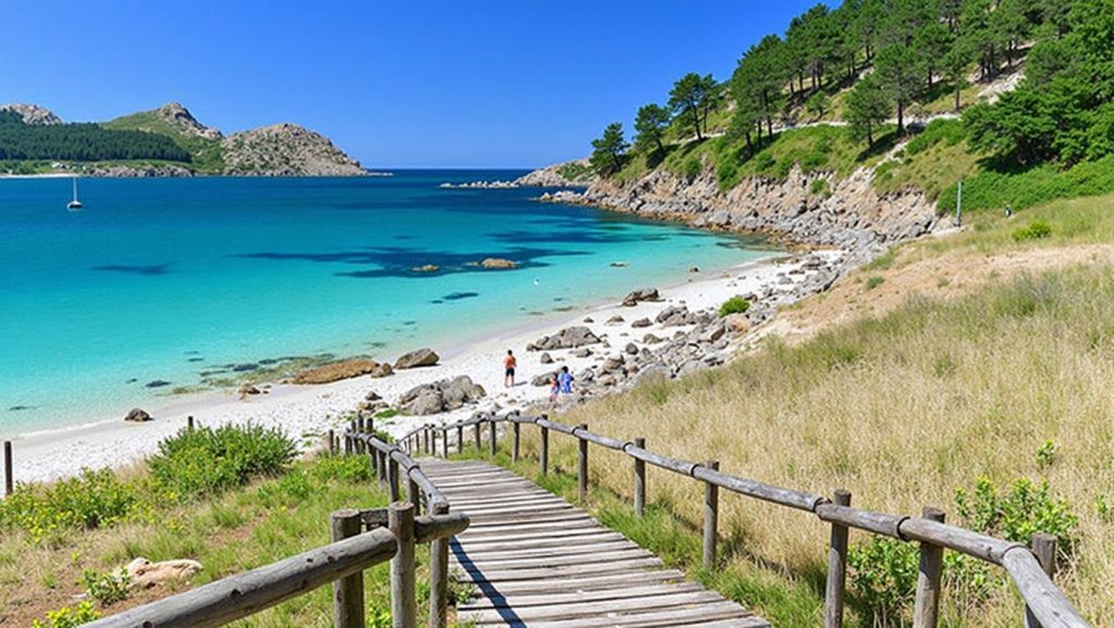 Panorámica de Praia de Mi Señora, A Coruña