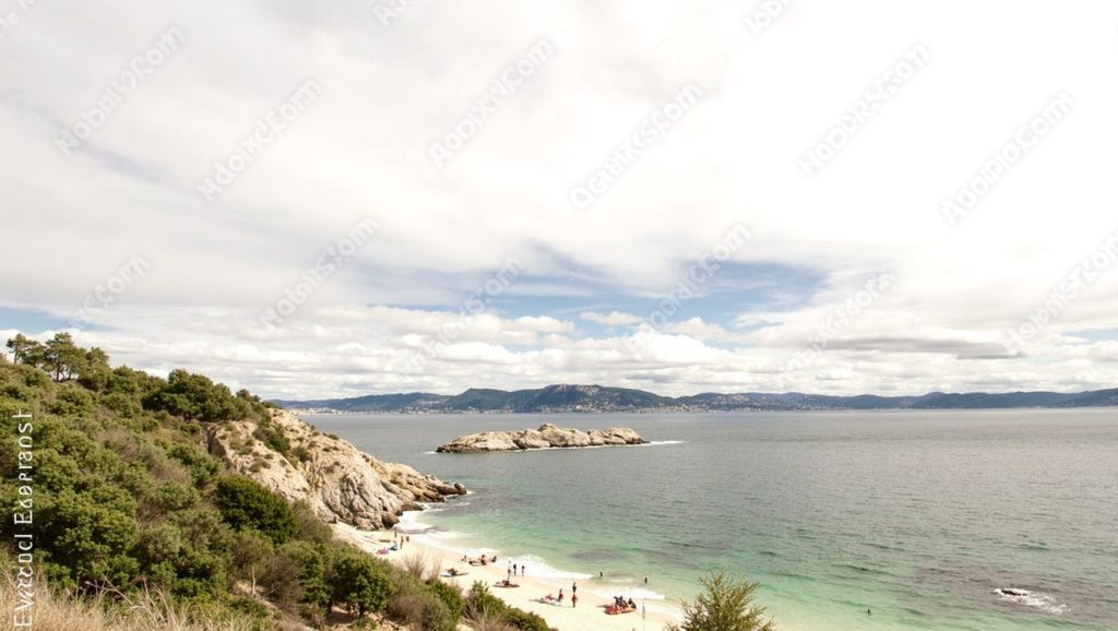 Aguas de Praia de Mi Señora en Galicia (A Coruña)