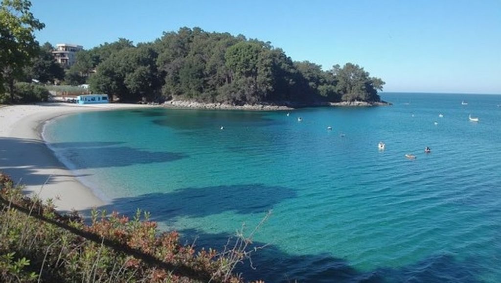 Praia de Mogor en Marín (Pontevedra)