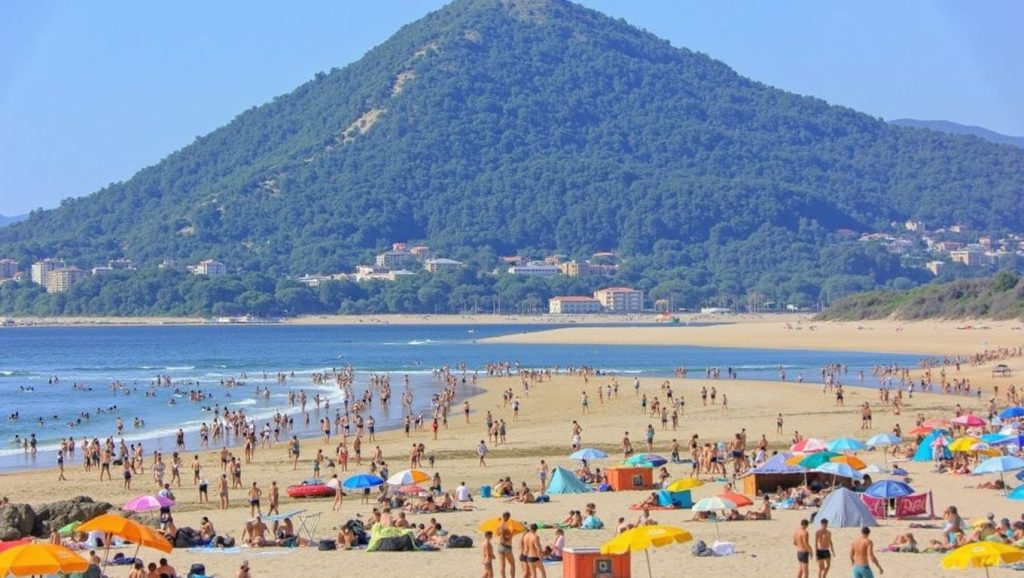 Costa de Praia de Moledo en Caminha, Pontevedra