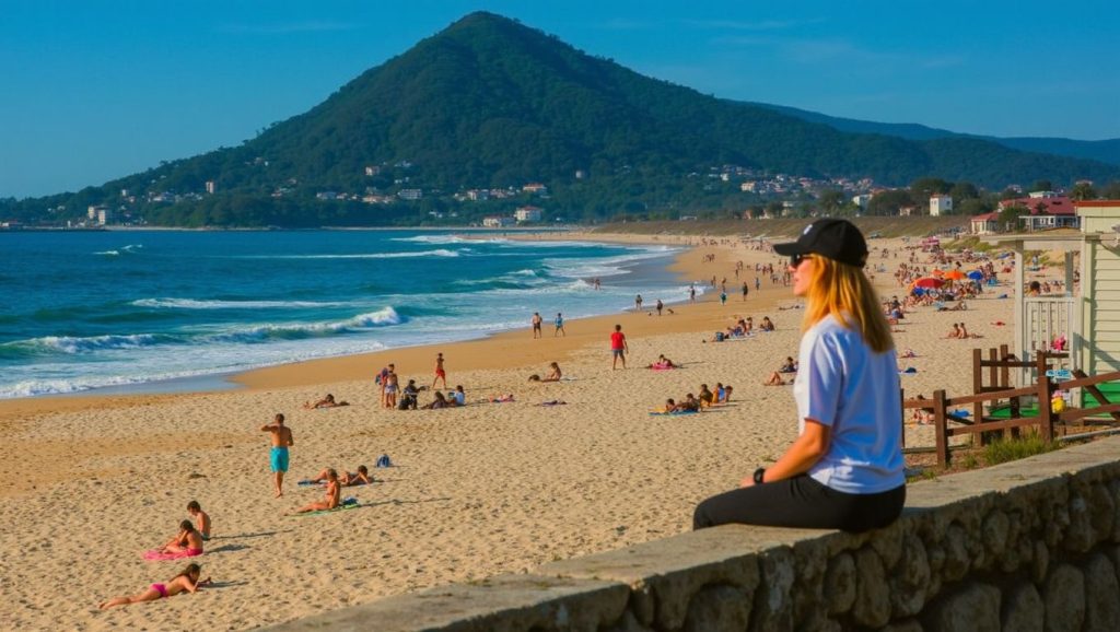 Aguas de Praia de Moledo en Caminha (Pontevedra)