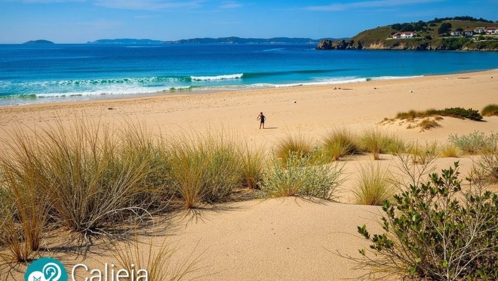 Panorámica de Praia de Montalbo, Pontevedra