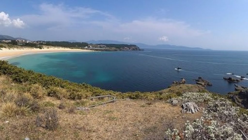 Aguas de Praia de Montalbo en Sanxenxo (Pontevedra)
