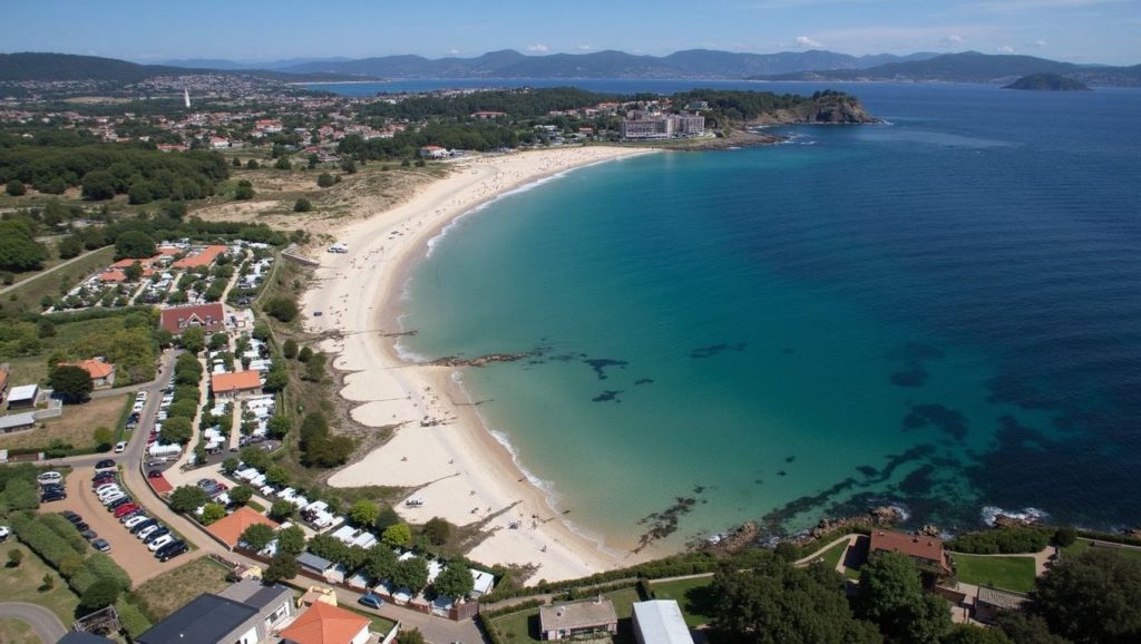 Entorno natural de Praia de Montalbo en Pontevedra