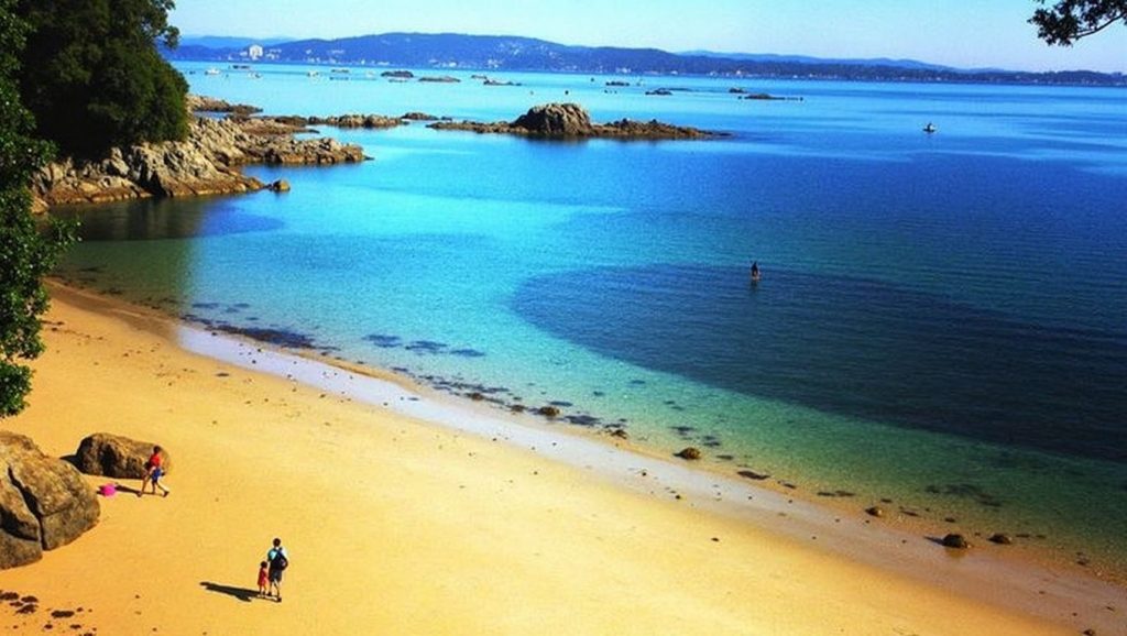 Panorámica de Praia de Morazón, A Coruña