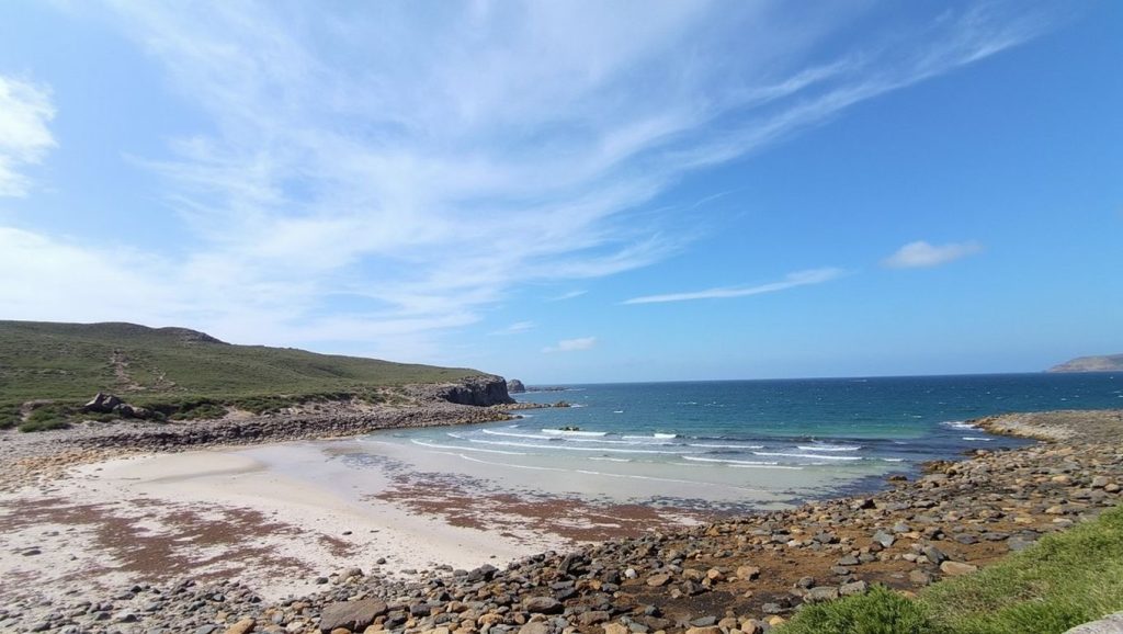 Panorámica de Praia de Moreira, A Coruña