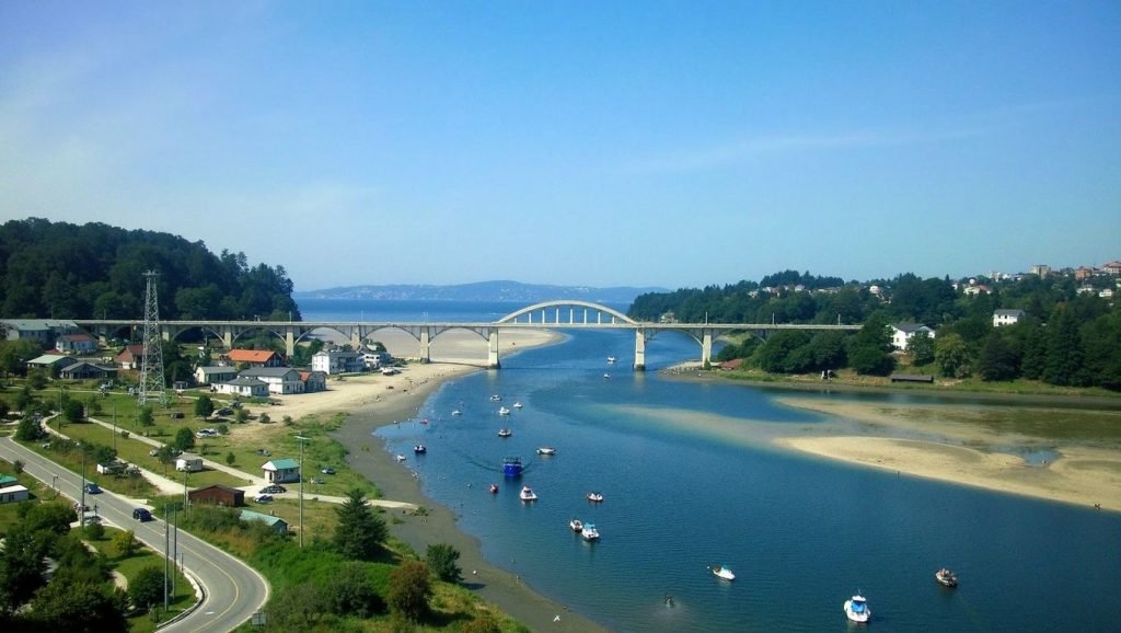 Panorámica de Praia de Moruxo, A Coruña