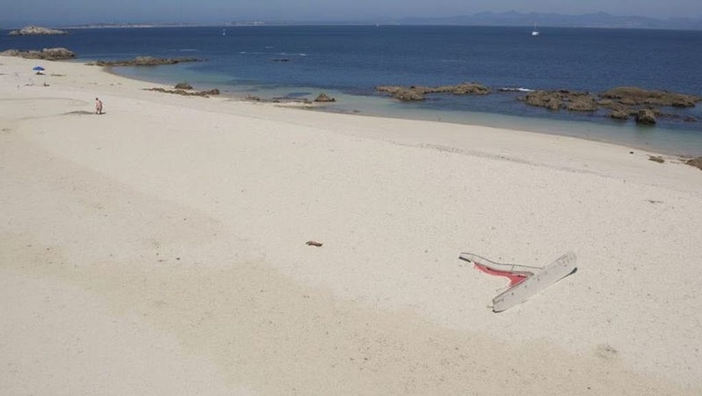 Panorámica de Praia de Mosqueiros, Pontevedra