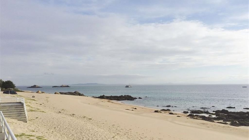 Costa de Praia de Mosqueiros en Ribeira, Pontevedra