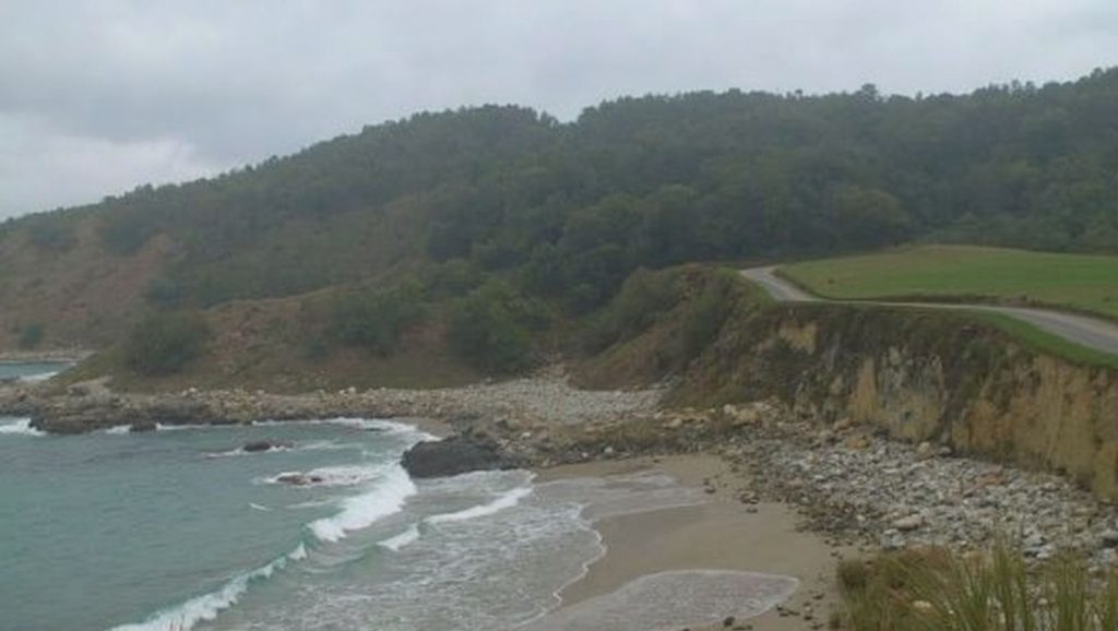 Ría y costa de Praia de Muiñelo en Xove, Lugo
