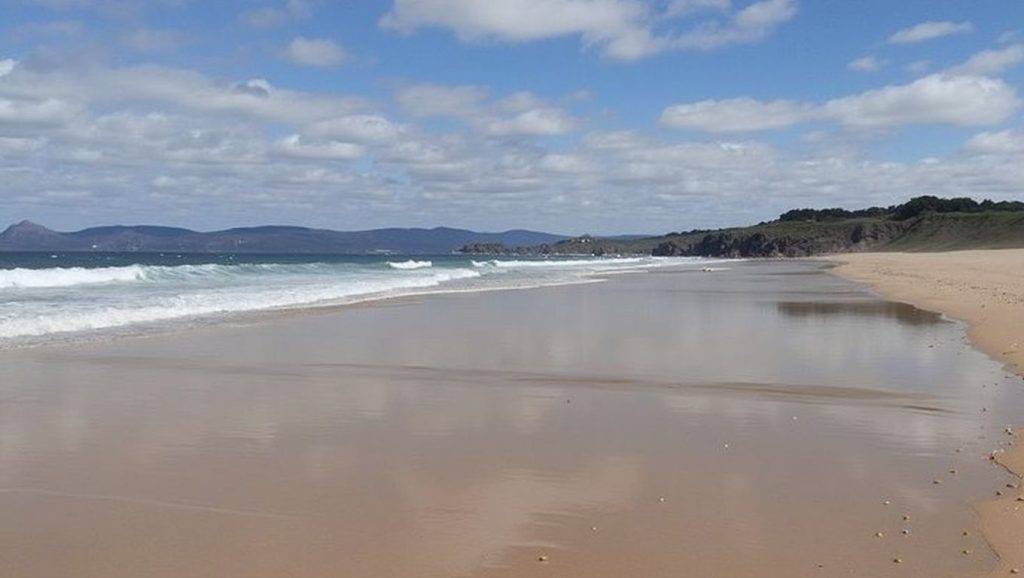 Vista del entorno de Nadelas, O Porto do Son, A Coruña