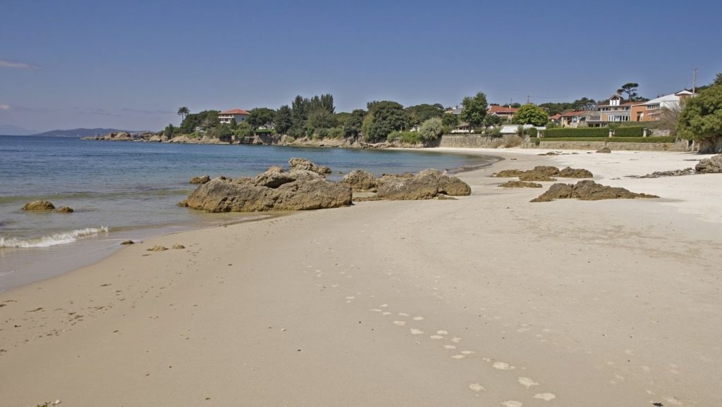 Panorámica de Praia de Nanîn, Pontevedra