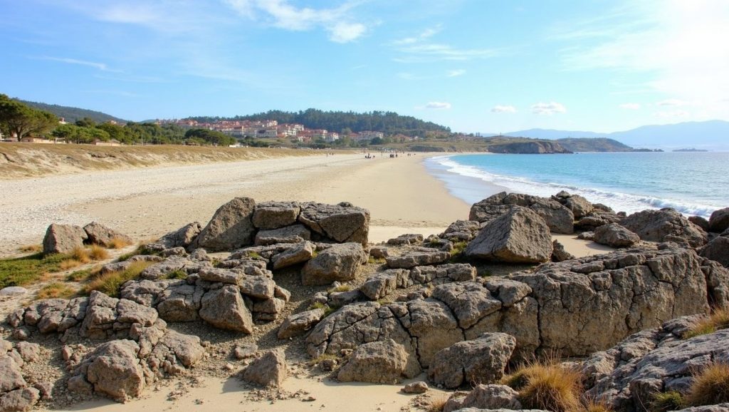 Paseo hacia Neixón, Galicia