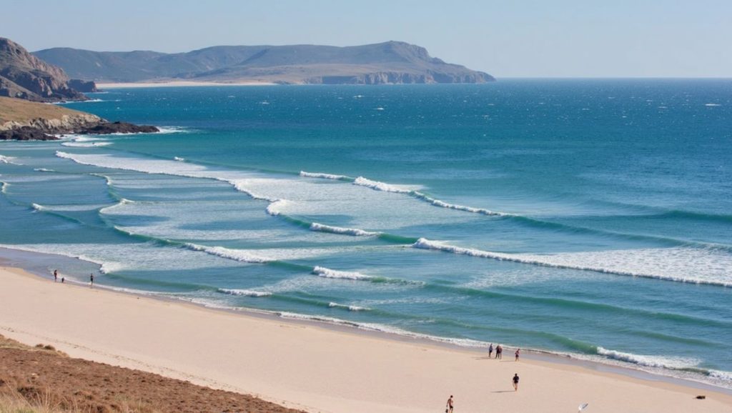 Aguas de Praia de Nemiña en Muxía (A Coruña)