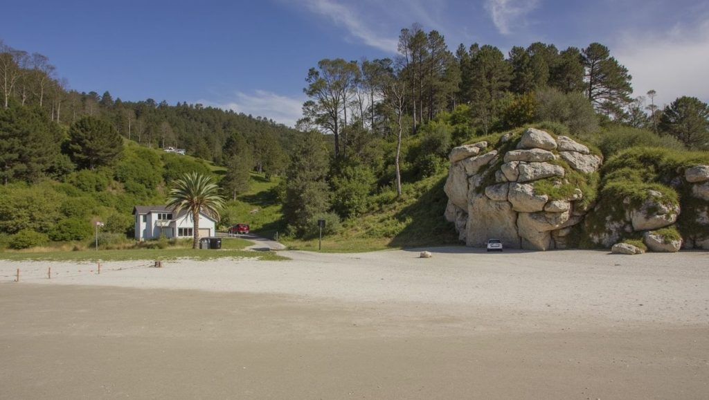 Panorámica de Praia de Niñóns, A Coruña