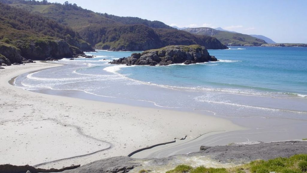Entorno natural de Praia de Niñóns en A Coruña