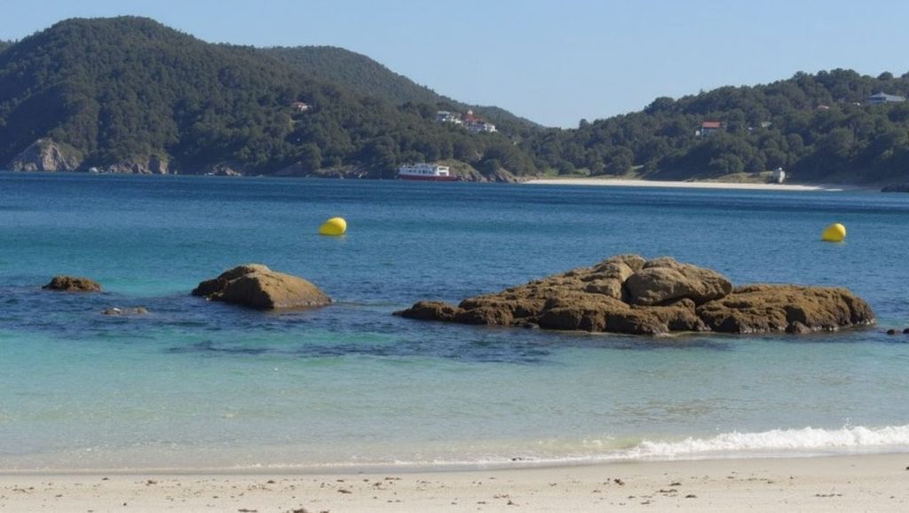 Vista de Praia de Nosa Señora en Galicia, A Coruña