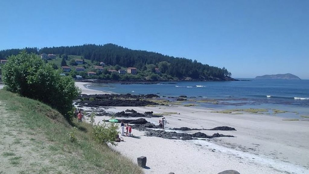 Ría y costa de Praia de Patos en Nigrán, Pontevedra