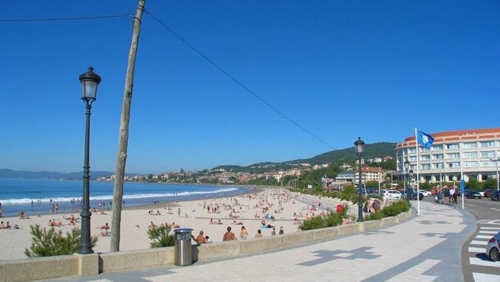 Entorno natural de Praia de Patos en Pontevedra