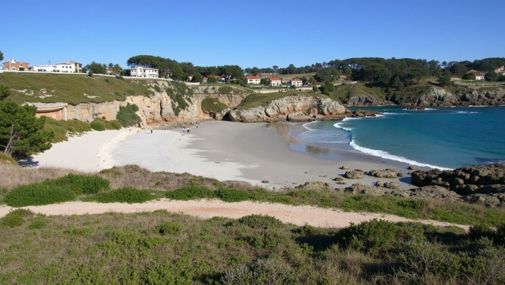 Costa de Praia de Paxariñas en Sanxenxo, Pontevedra