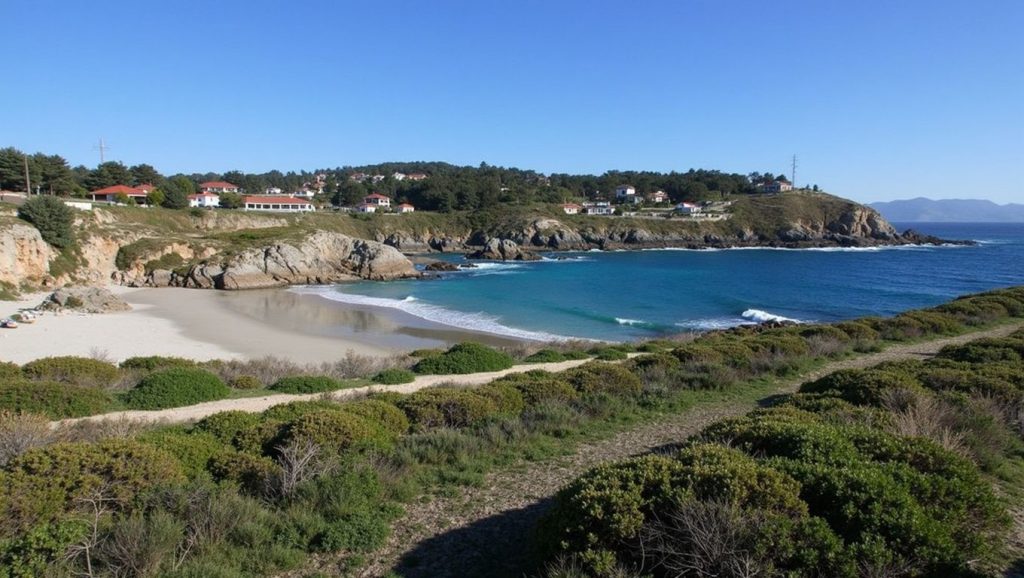 Aguas de Praia de Paxariñas en Sanxenxo (Pontevedra)