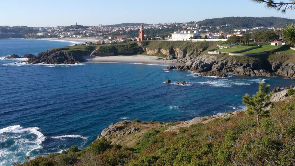 Entorno natural de Praia de Paxariñas en Pontevedra