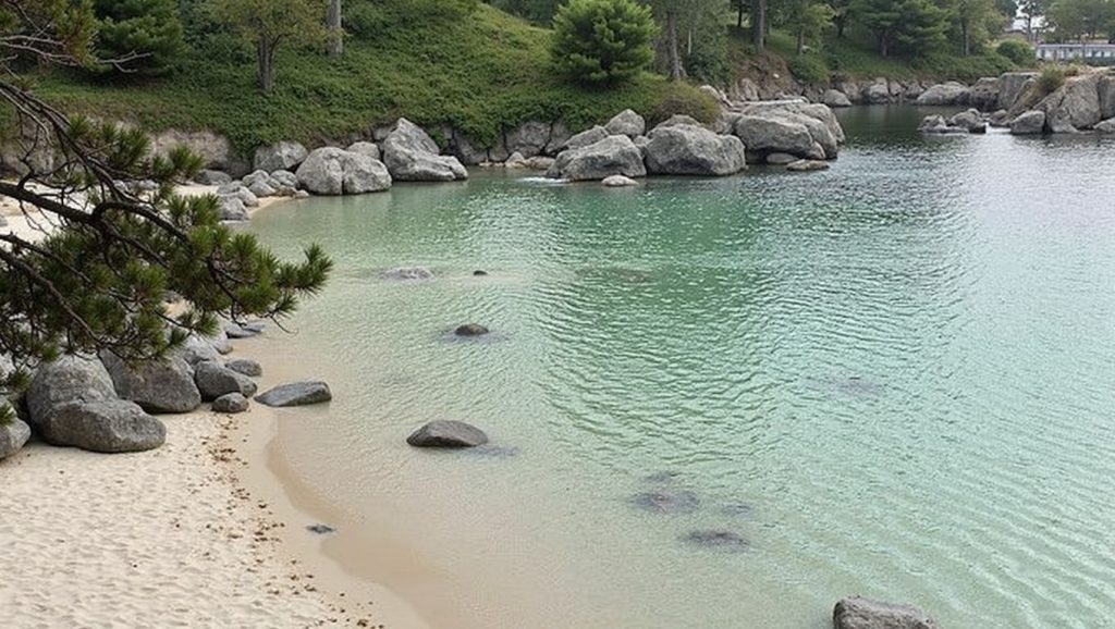 Praia de Pedrón en Bueu (Pontevedra)