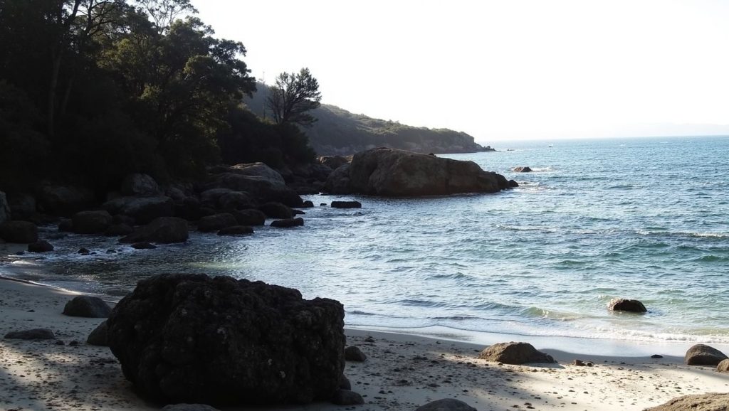 Panorámica de Praia de Pedrón, Pontevedra