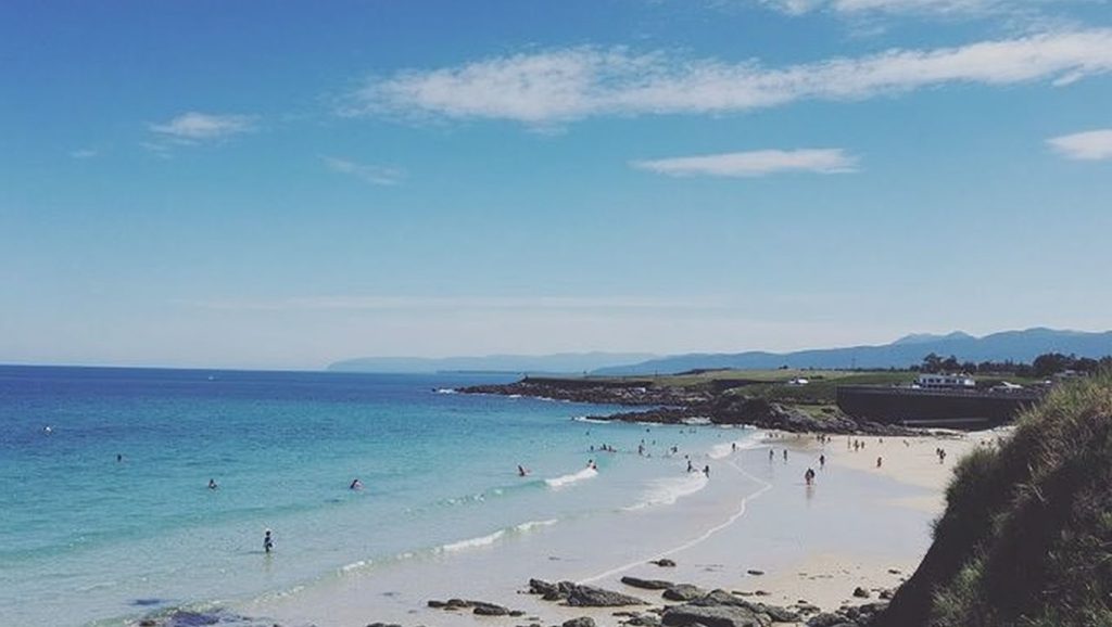 Praia de Peizás en Foz (Lugo)