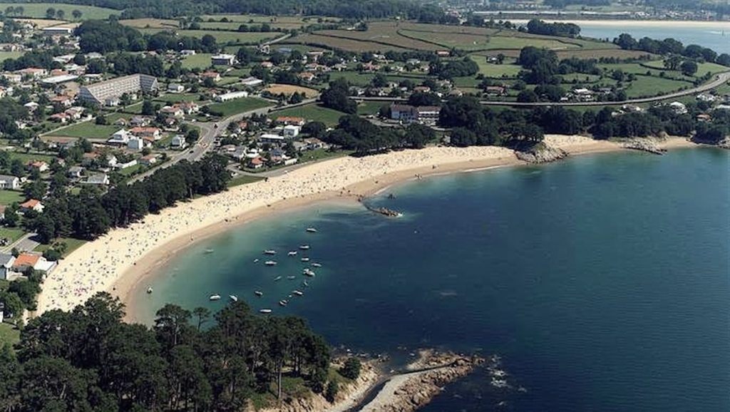 Panorámica de Praia de Perbes, A Coruña
