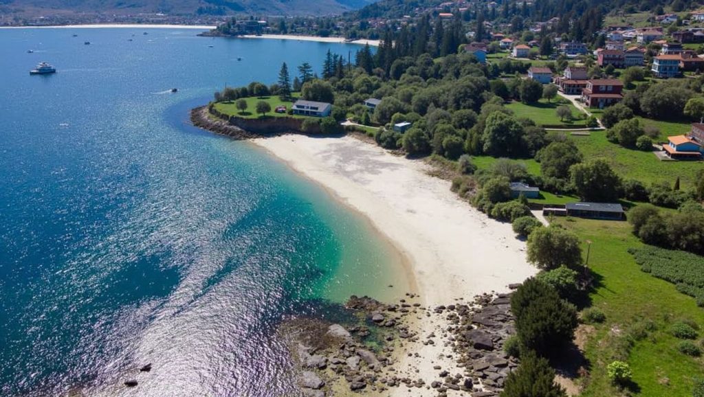 Praia de Pinténs en Cangas de Morrazo (Pontevedra)