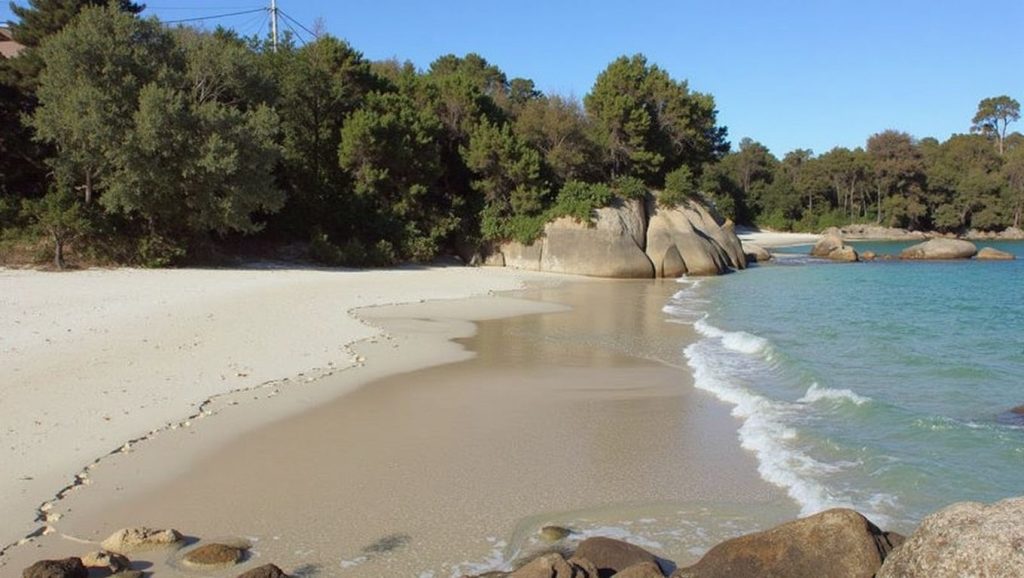 Praia de Pipín en Cangas de Morrazo (Pontevedra)