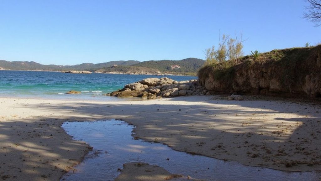Costa de Praia de Pipín en Cangas de Morrazo, Pontevedra