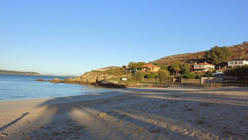 Entorno natural de Praia de Pipín en Pontevedra