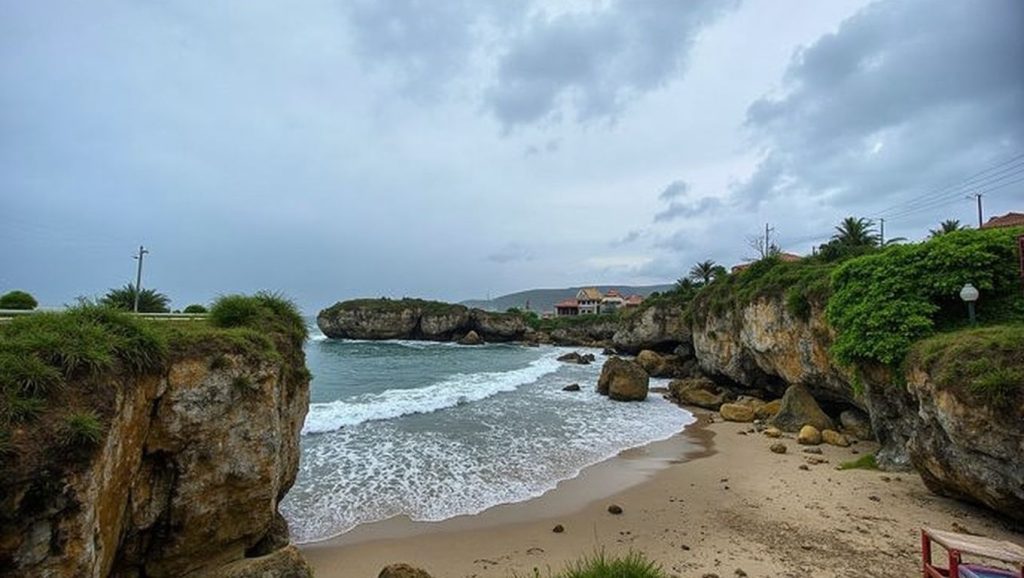 Entorno natural de Praia de Porto Chico en Lugo