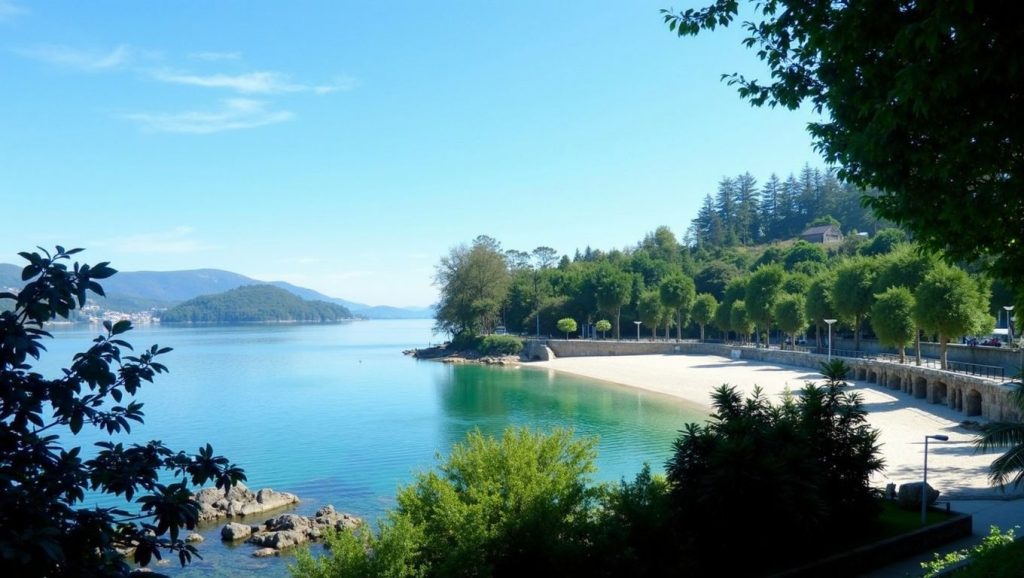 Praia de Portocelo en Marín (Pontevedra)