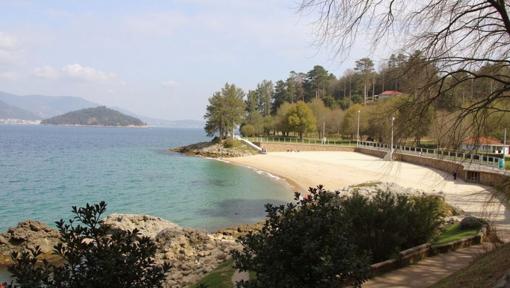 Panorámica de Praia de Portocelo, Pontevedra