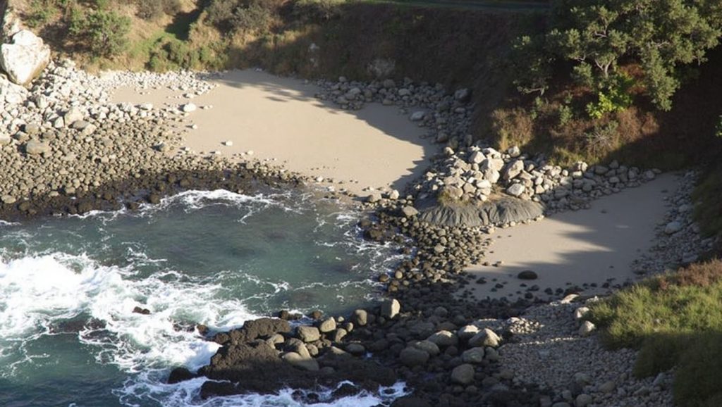 Panorámica de Praia de Portonovo, Lugo
