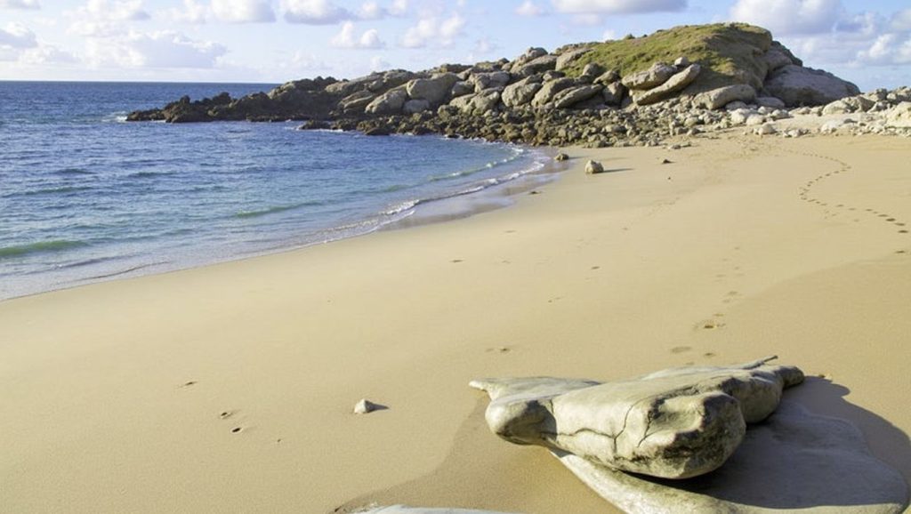 Ría y costa de Praia de Portonovo en Viveiro, Lugo