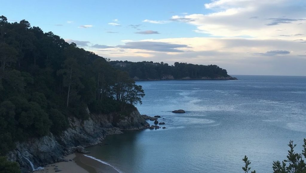 Entorno natural de Praia de Portonovo en Lugo