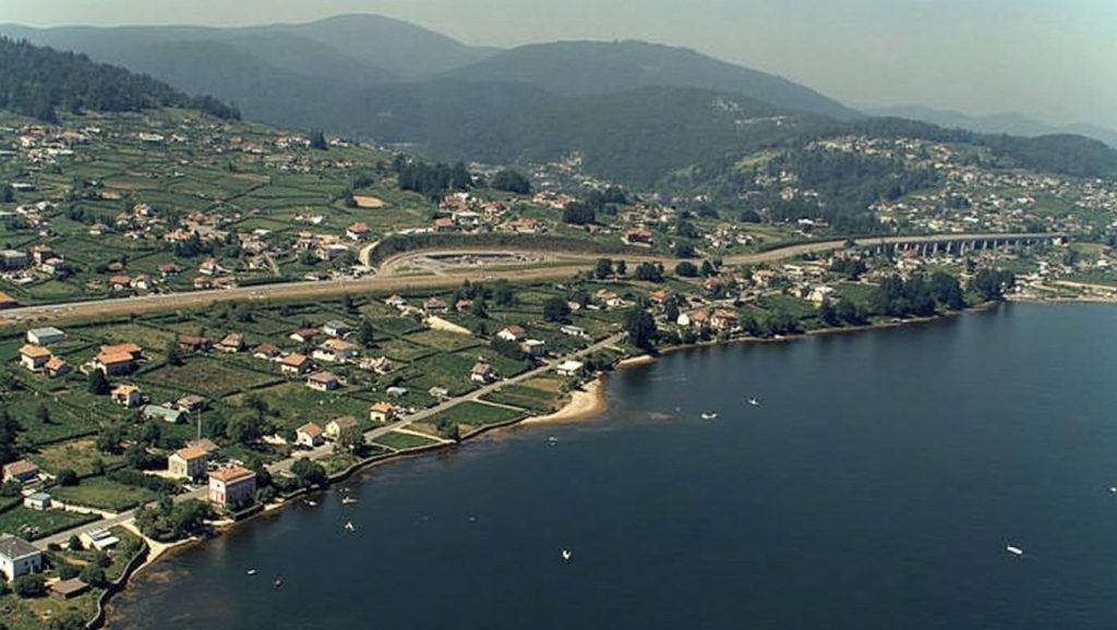 Panorámica de Praia de Pousada, Pontevedra