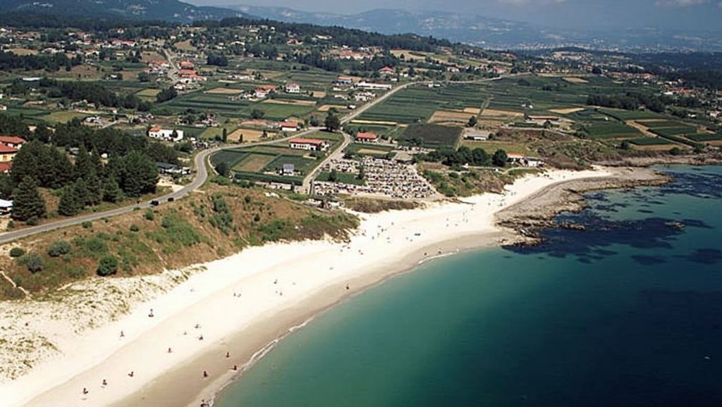 Arena de Praia de Pragueira, Sanxenxo (Pontevedra)