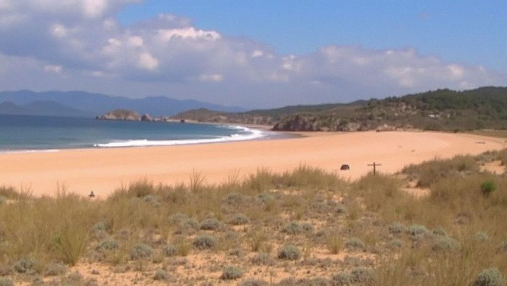 Praia de Queiruga (Galicia) — playa en la costa de A Coruña