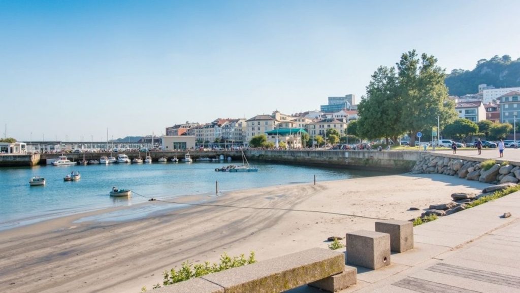 Praia de Rabáns en Cangas de Morrazo (Pontevedra)