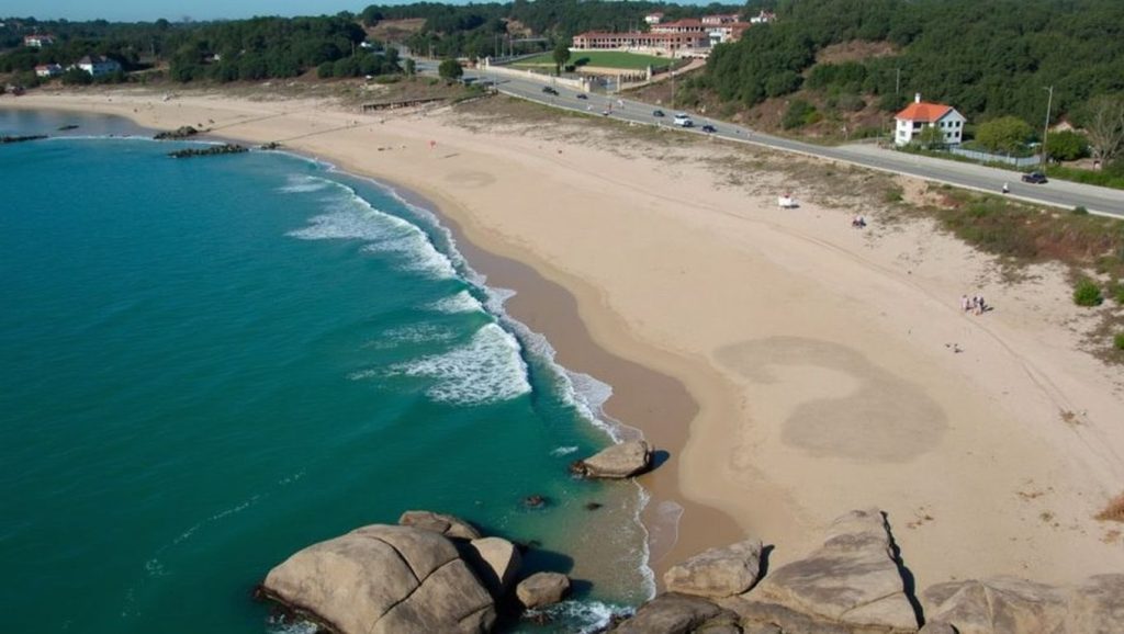 Panorámica de Praia de Raeiros, Pontevedra