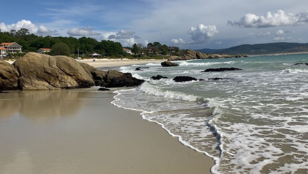 Costa de Praia de Raeiros en O Grove, Pontevedra