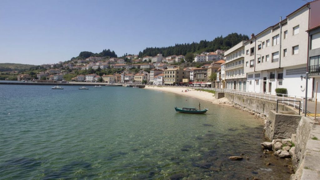 Panorámica de Praia de Raxó, Pontevedra